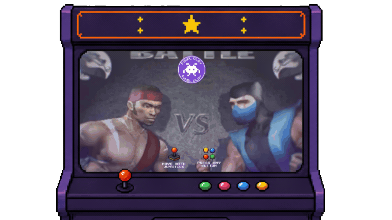 PixOS arcade interface preview